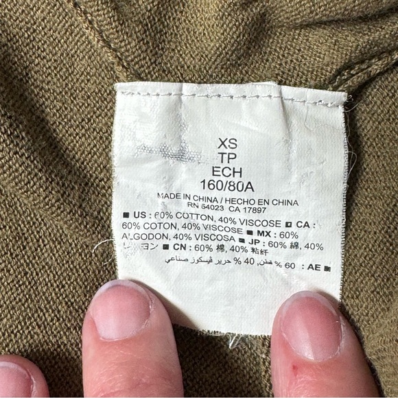 Old Navy Olive Green Cardigan Sweater - Picture 5 of 5